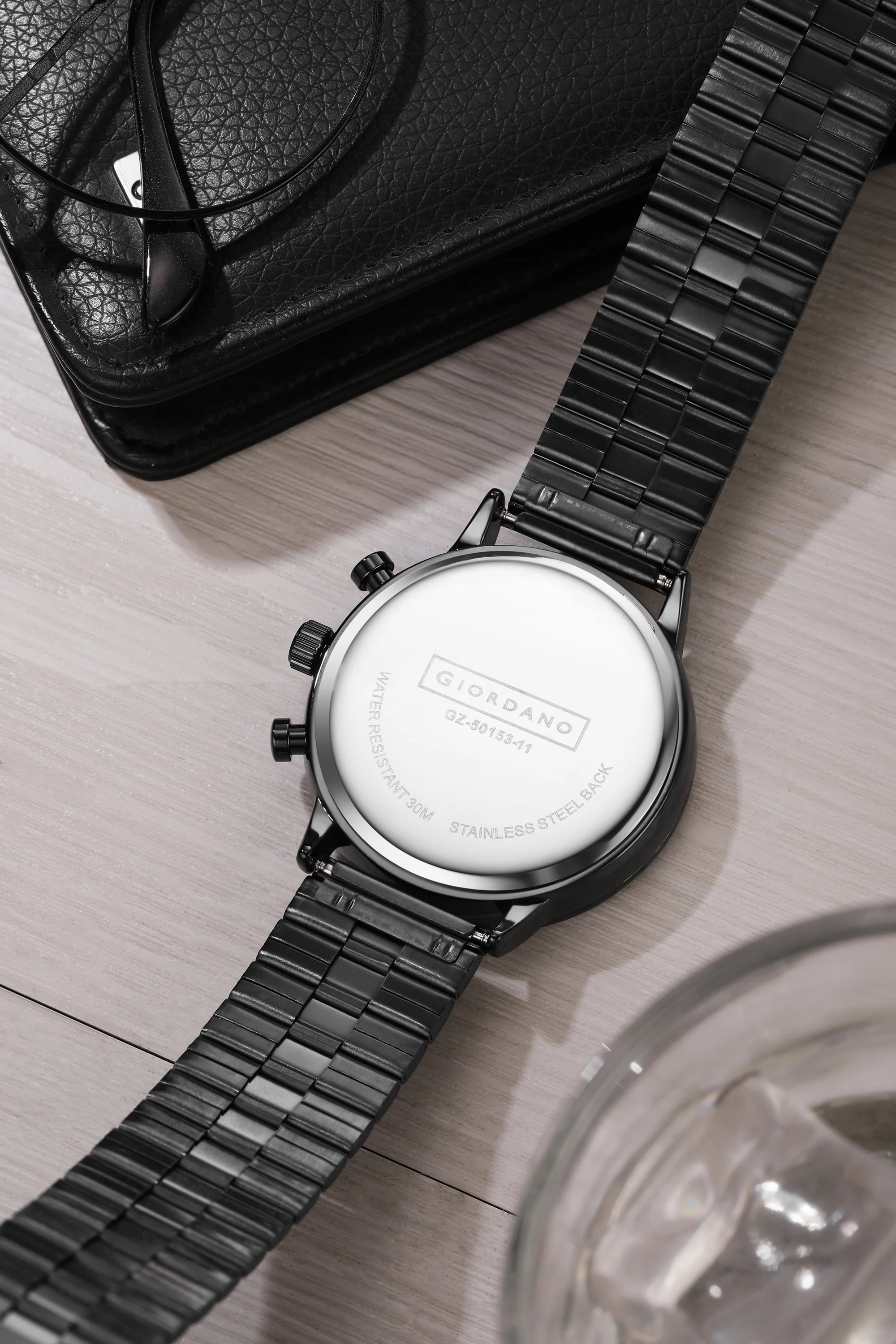 Giordano Analog Chronograph Watch for Men - Stainless Steel Case & strap| Modern Casual & Formal Wristwatch with Date | GZ-50153-11 - Image 4
