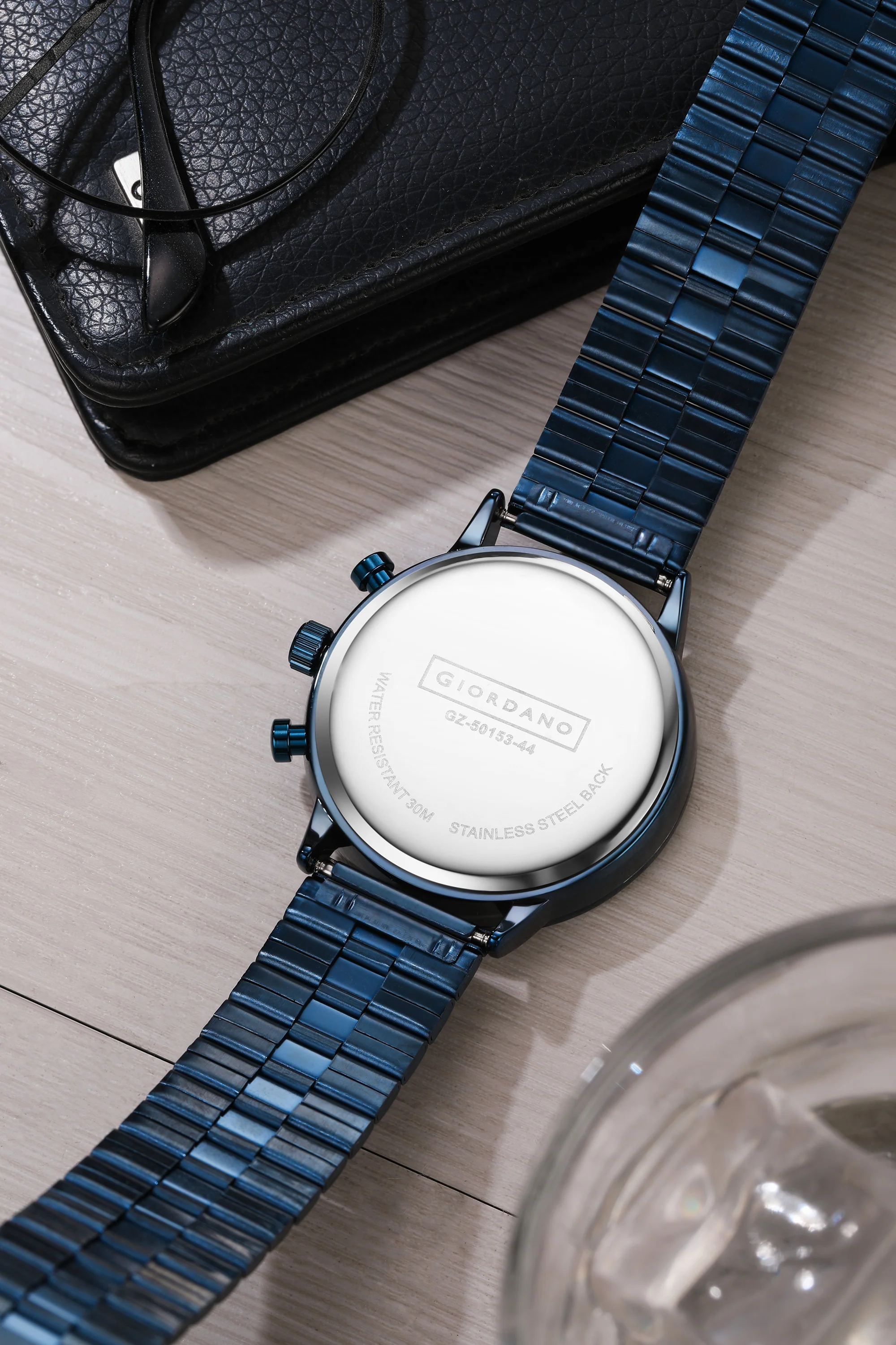 Giordano Analog Chronograph Watch for Men - Stainless Steel Case & strap| Modern Casual & Formal Wristwatch with Date | GZ-50153-44 - Image 5