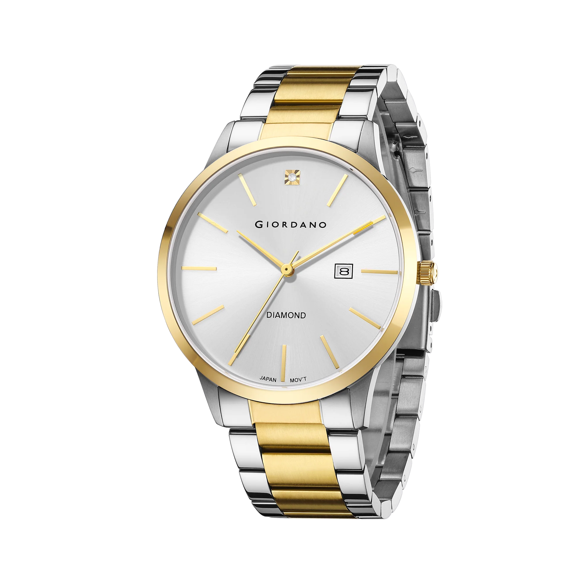 Giordano Analog Stylish Watch for Men & Boys Water Resistant Fashion Watch Round Shape with 3 Hand Mechanism Wrist Watch to Compliment Your Look/Ideal Gift for Male | GZ-50101-44 - Image 4