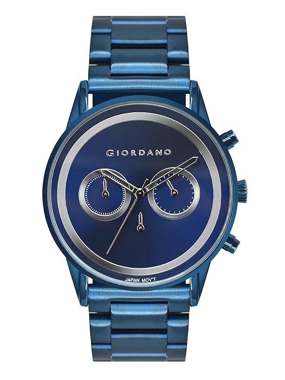 Giordano Analog Stylish Watch for Men & Boys Water Resistant Fashion Watch Round Shape with Multi-Functional Wrist Watch to Compliment Your Look/Ideal Gift for Male | GZ-50087-22 - Image 2