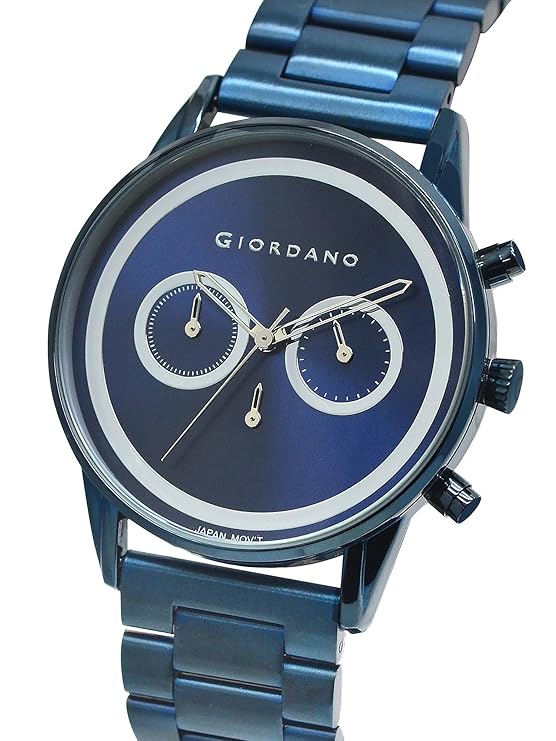 Giordano Analog Stylish Watch for Men & Boys Water Resistant Fashion Watch Round Shape with Multi-Functional Wrist Watch to Compliment Your Look/Ideal Gift for Male | GZ-50087-22 - Image 3