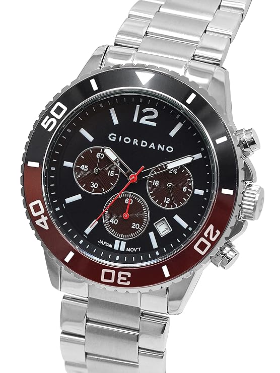 Giordano Analog Stylish Watch for Men & Boys Water Resistant Fashion Watch Round Shape with Multi-Functional Wrist Watch to Compliment Your Look/Ideal Gift for Male | GZ-50091-33 - Image 5