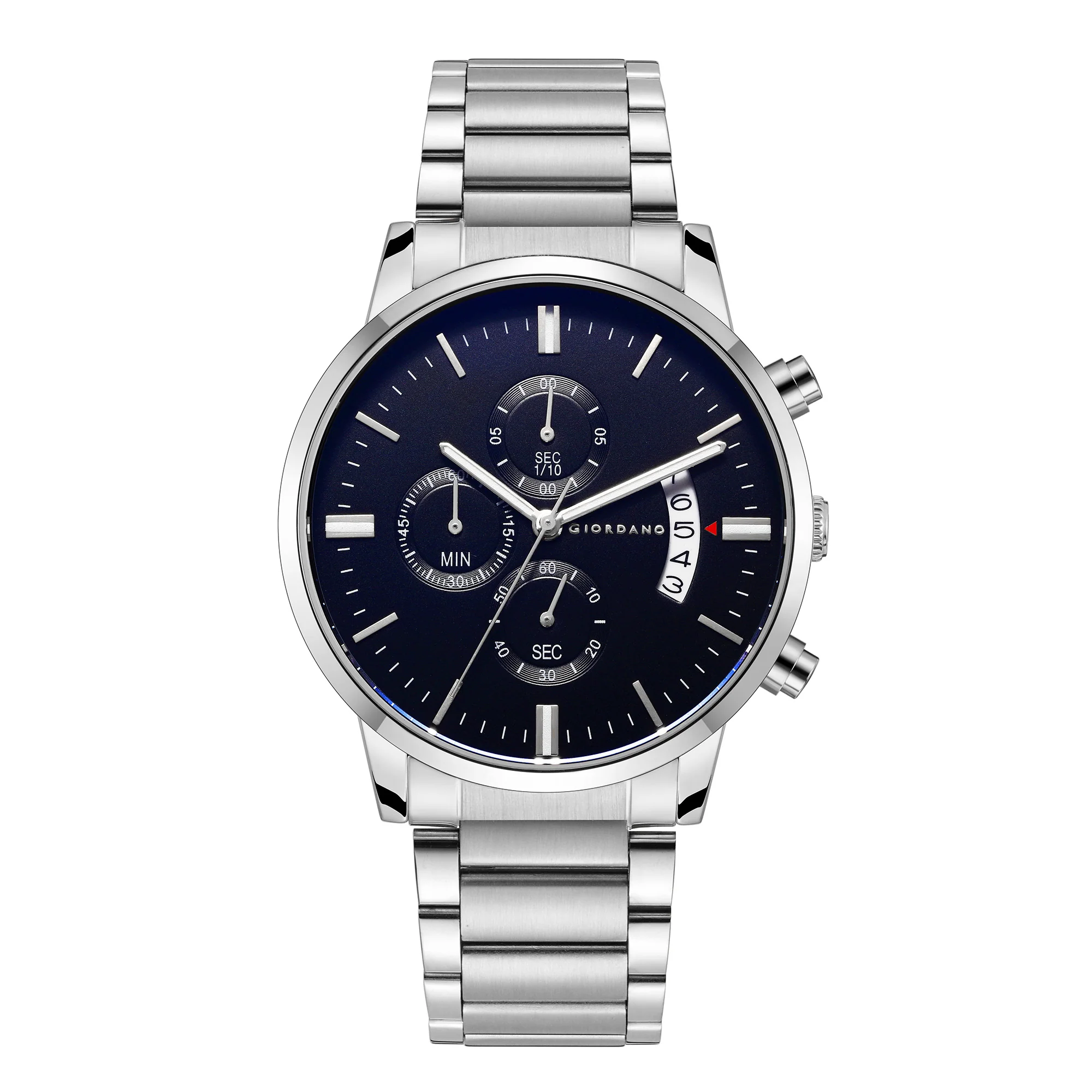 Giordano Analog Stylish Watch for Men Water Resistant Fashion Watch Round Shape with Multi-Functional Wrist Watch for Men & Boys to Compliment Your Look/Ideal Gift for Male - GZ-50055-11A - Image 3