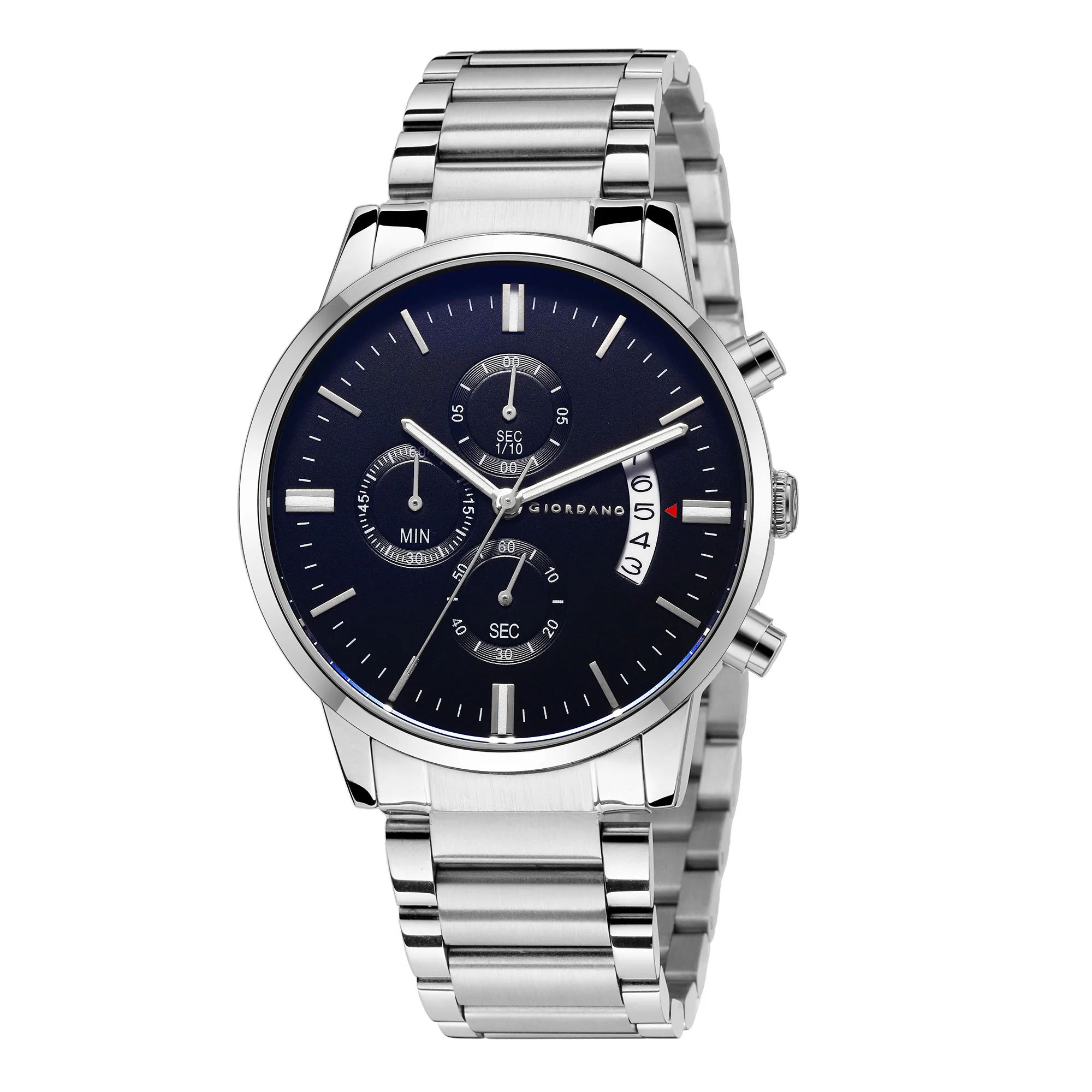 Giordano Analog Stylish Watch for Men Water Resistant Fashion Watch Round Shape with Multi-Functional Wrist Watch for Men & Boys to Compliment Your Look/Ideal Gift for Male - GZ-50055-11A - Image 4