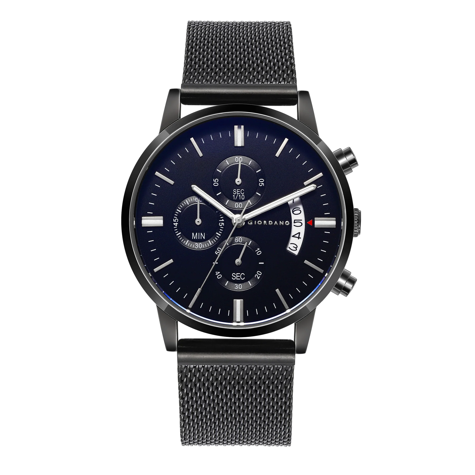 Giordano Analog Stylish Watch for Men Water Resistant Fashion Watch Round Shape with Multi-Functional Wrist Watch for Men & Boys to Compliment Your Look/Ideal Gift for Male - GZ-50055-44 - Image 3