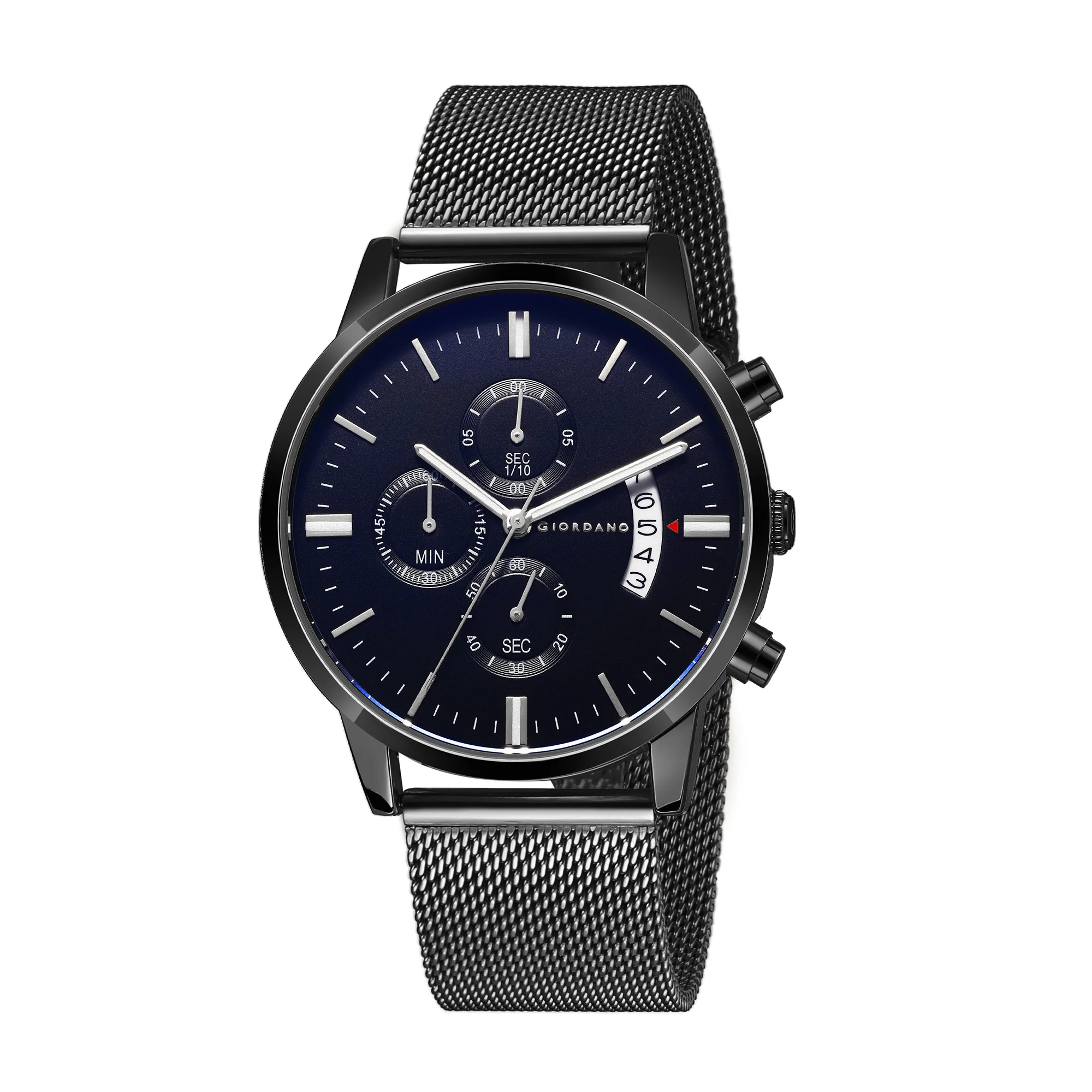 Giordano Analog Stylish Watch for Men Water Resistant Fashion Watch Round Shape with Multi-Functional Wrist Watch for Men & Boys to Compliment Your Look/Ideal Gift for Male - GZ-50055-44 - Image 4