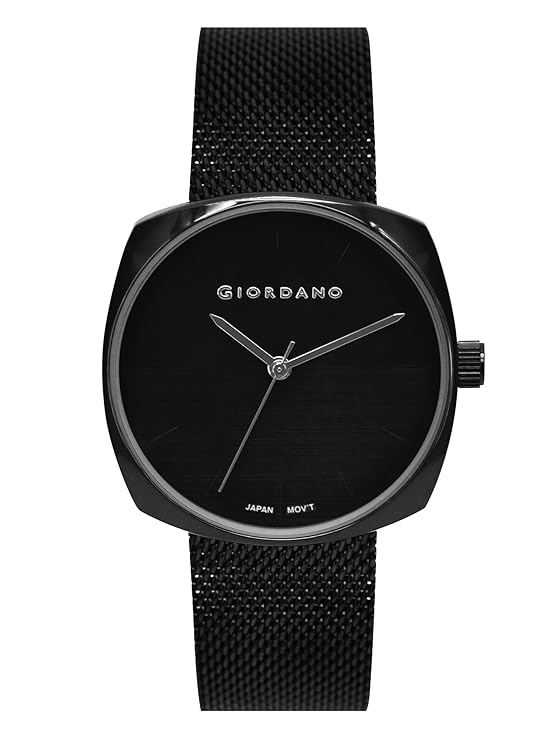 Giordano Analog Stylish Watch for Women Water Resistant Fashion Watch Round Shape with 3 Hand Mechanism Wrist Watch to Compliment Your Look/Ideal Gift for Female - GZ-60076-11 - Image 2