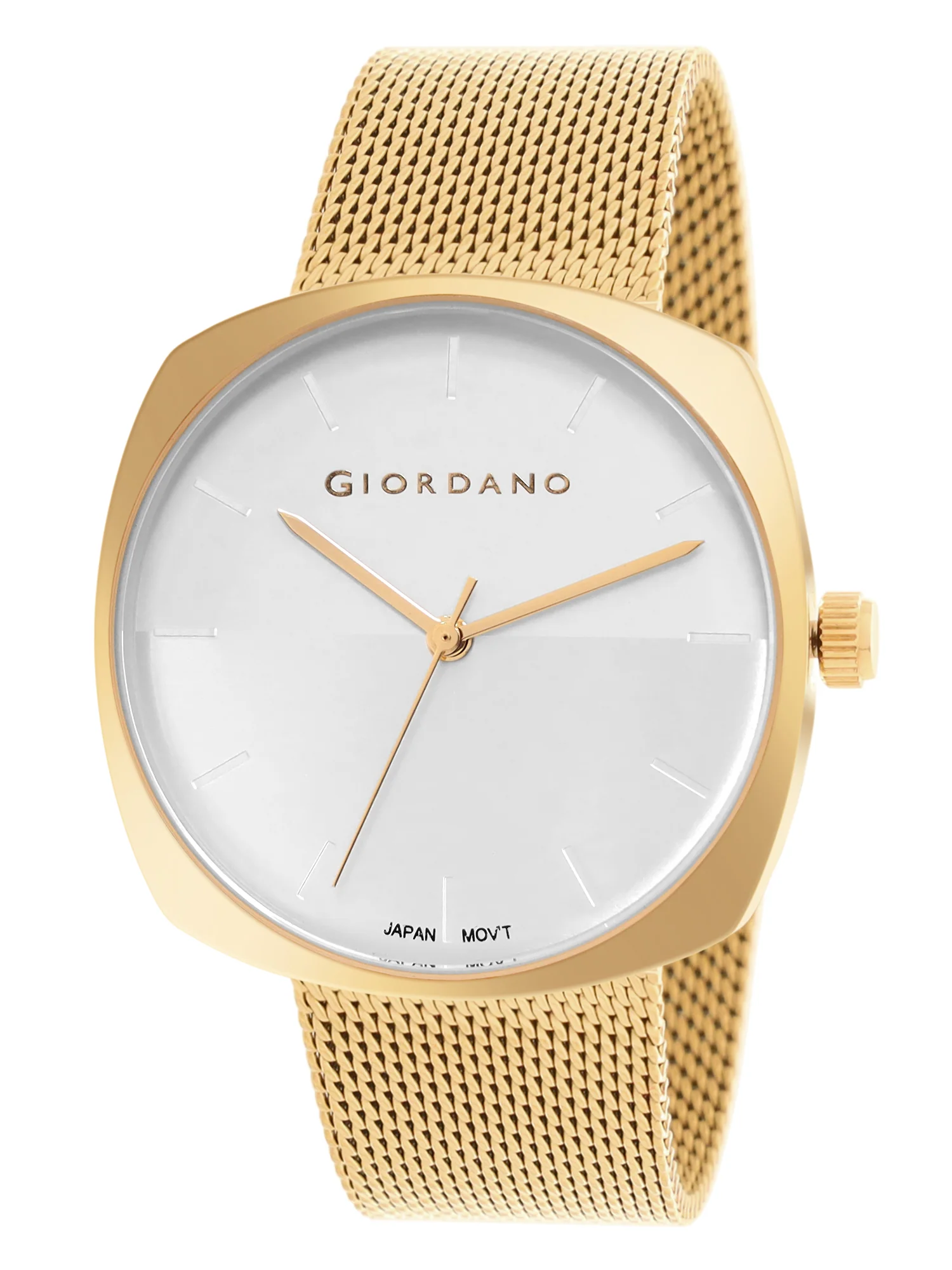 Giordano Analog Stylish Watch for Women Water Resistant Fashion Watch Round Shape with 3 Hand Mechanism Wrist Watch to Compliment Your Look/Ideal Gift for Female - GZ-60076-44 - Image 2