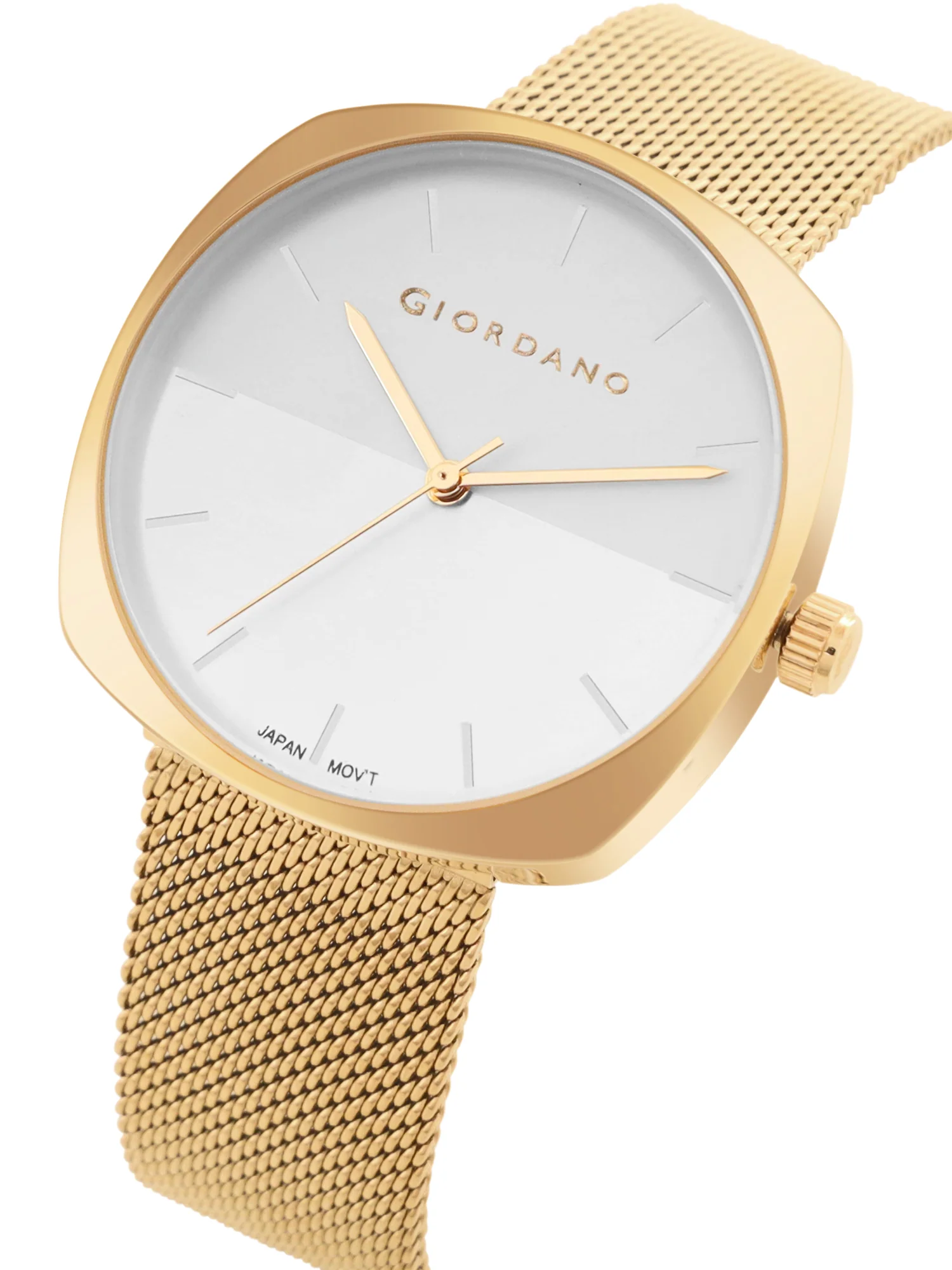 Giordano Analog Stylish Watch for Women Water Resistant Fashion Watch Round Shape with 3 Hand Mechanism Wrist Watch to Compliment Your Look/Ideal Gift for Female - GZ-60076-44 - Image 3