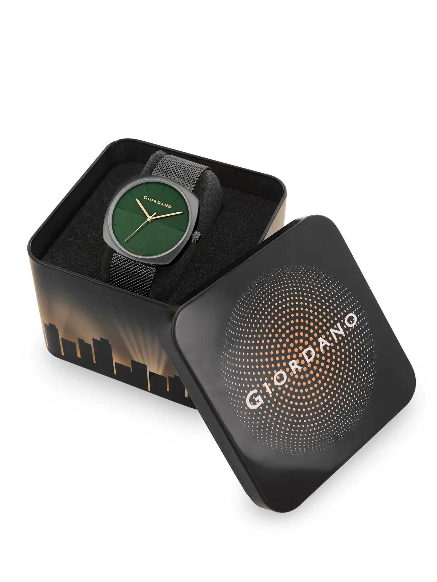 Giordano Analog Stylish Watch for Women Water Resistant Fashion Watch Round Shape with 3 Hand Mechanism Wrist Watch to Compliment Your Look/Ideal Gift for Female - GZ-60076-55 - Image 6