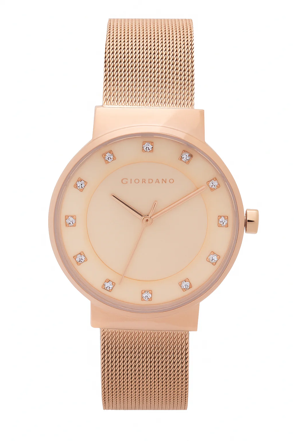 Giordano Analog Stylish Watch for Women | Water Resistant Simple and Fashion Watch Round Shape with Stainless Steel Case Wrist Watch for Ladies & Girls | Ideal Gift for Female - A2062-33 - Image 4