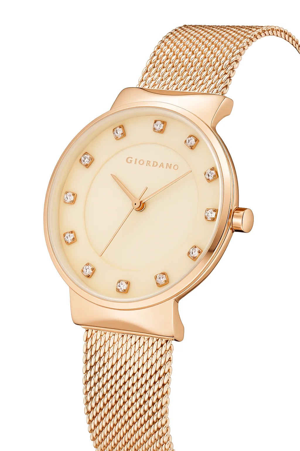 Giordano Analog Stylish Watch for Women | Water Resistant Simple and Fashion Watch Round Shape with Stainless Steel Case Wrist Watch for Ladies & Girls | Ideal Gift for Female - A2062-33 - Image 5