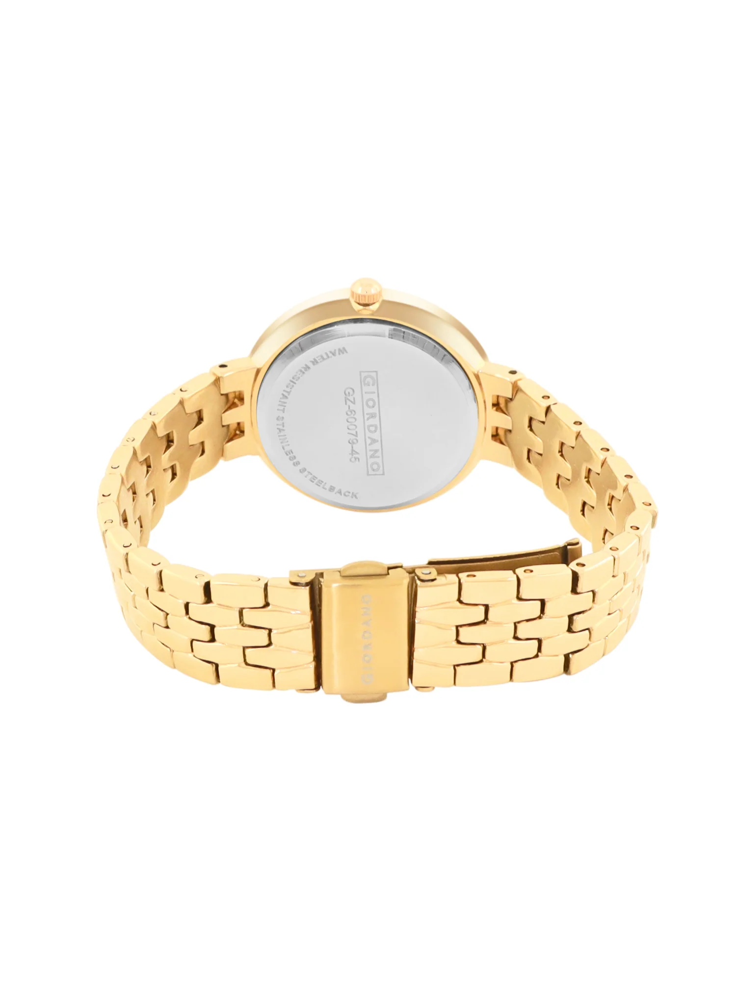 Giordano Analog Stylish Watch for Women with Crystal Bezel & Textured Dial and Stainless Steel Strap - GZ-60079-45 - Image 7