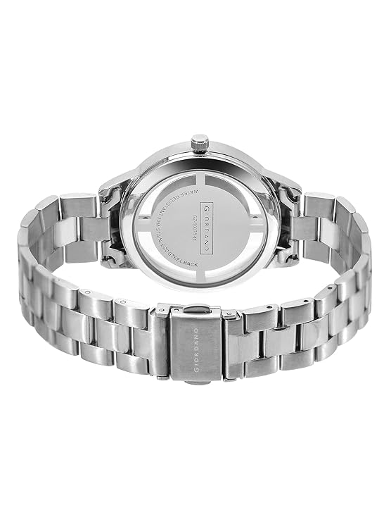 Giordano Analog Stylish Watch for Women with See-Through Dial with Crystal Accents and Stainless Steel Strap | GZ-60078-11 - Image 5