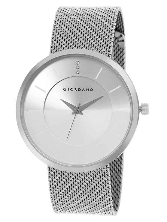 Giordano Analog Watch for Men & Boys Trendy and Slim Fit with Metal Strap Suitable for Casual & Formal Occasion | Men's Analogue Wrist Watches | GD-1166-11 - Image 2
