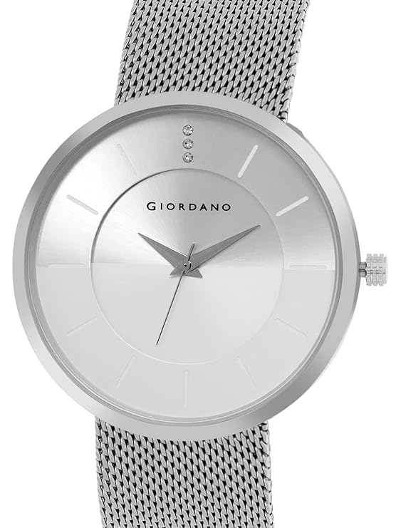 Giordano Analog Watch for Men & Boys Trendy and Slim Fit with Metal Strap Suitable for Casual & Formal Occasion | Men's Analogue Wrist Watches | GD-1166-11 - Image 3