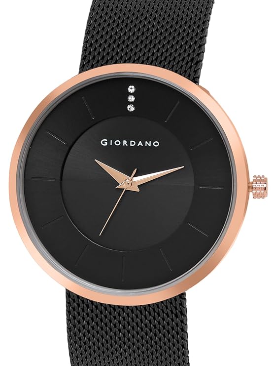 Giordano Analog Watch for Men & Boys Trendy and Slim Fit with Metal Strap Suitable for Casual & Formal Occasion | Men's Analogue Wrist Watches | GD-1166-22 - Image 3