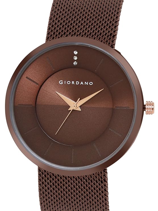Giordano Analog Watch for Men & Boys Trendy and Slim Fit with Metal Strap Suitable for Casual & Formal Occasion | Men's Analogue Wrist Watches | GD-1166-33 - Image 3