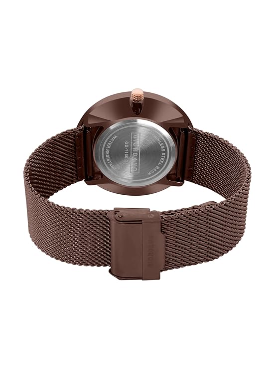 Giordano Analog Watch for Men & Boys Trendy and Slim Fit with Metal Strap Suitable for Casual & Formal Occasion | Men's Analogue Wrist Watches | GD-1166-33 - Image 5
