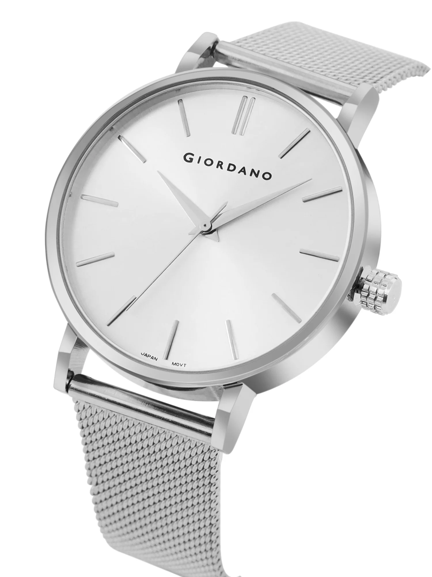 Giordano Analog Watch for Men Stylish Metal Strap| 3 Hands Mechanism with Water Resistant Wrist Watch | GZ-50108-11 - Image 2
