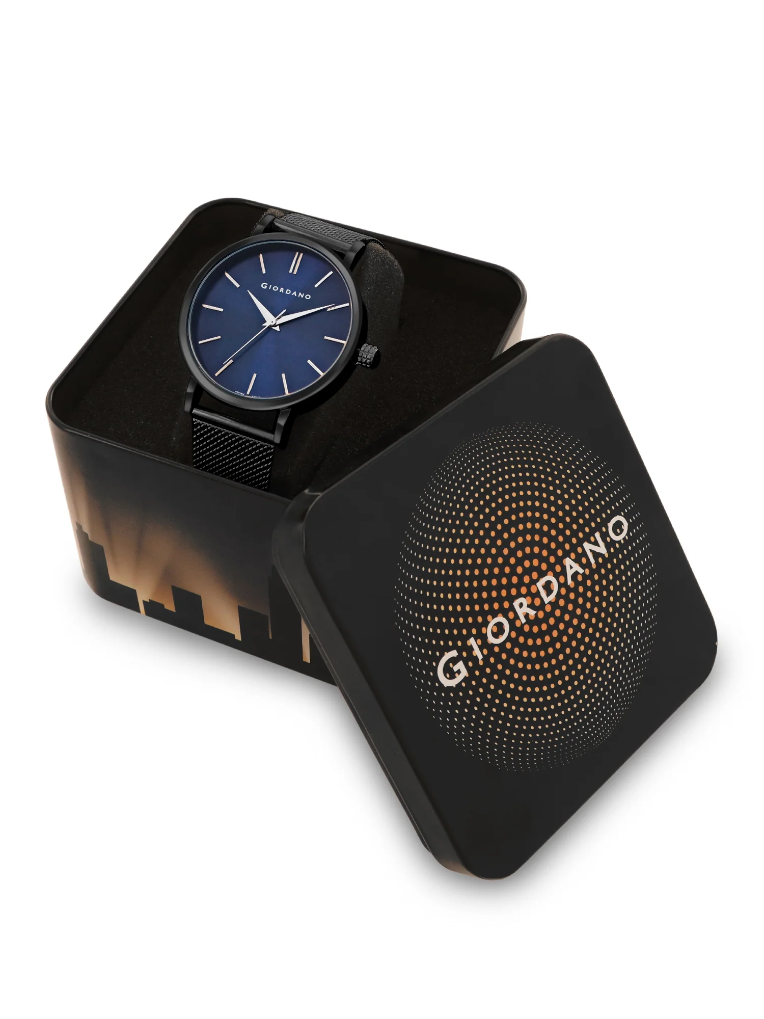 Giordano Analog Watch for Men Stylish Metal Strap| 3 Hands Mechanism with Water Resistant Wrist Watch | GZ-50108-33 - Image 6
