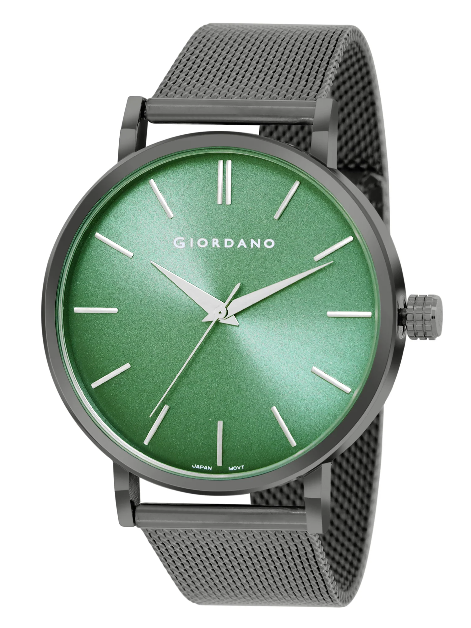 Giordano Analog Watch for Men Stylish Metal Strap| 3 Hands Mechanism with Water Resistant Wrist Watch | GZ-50108-44 - Image 2