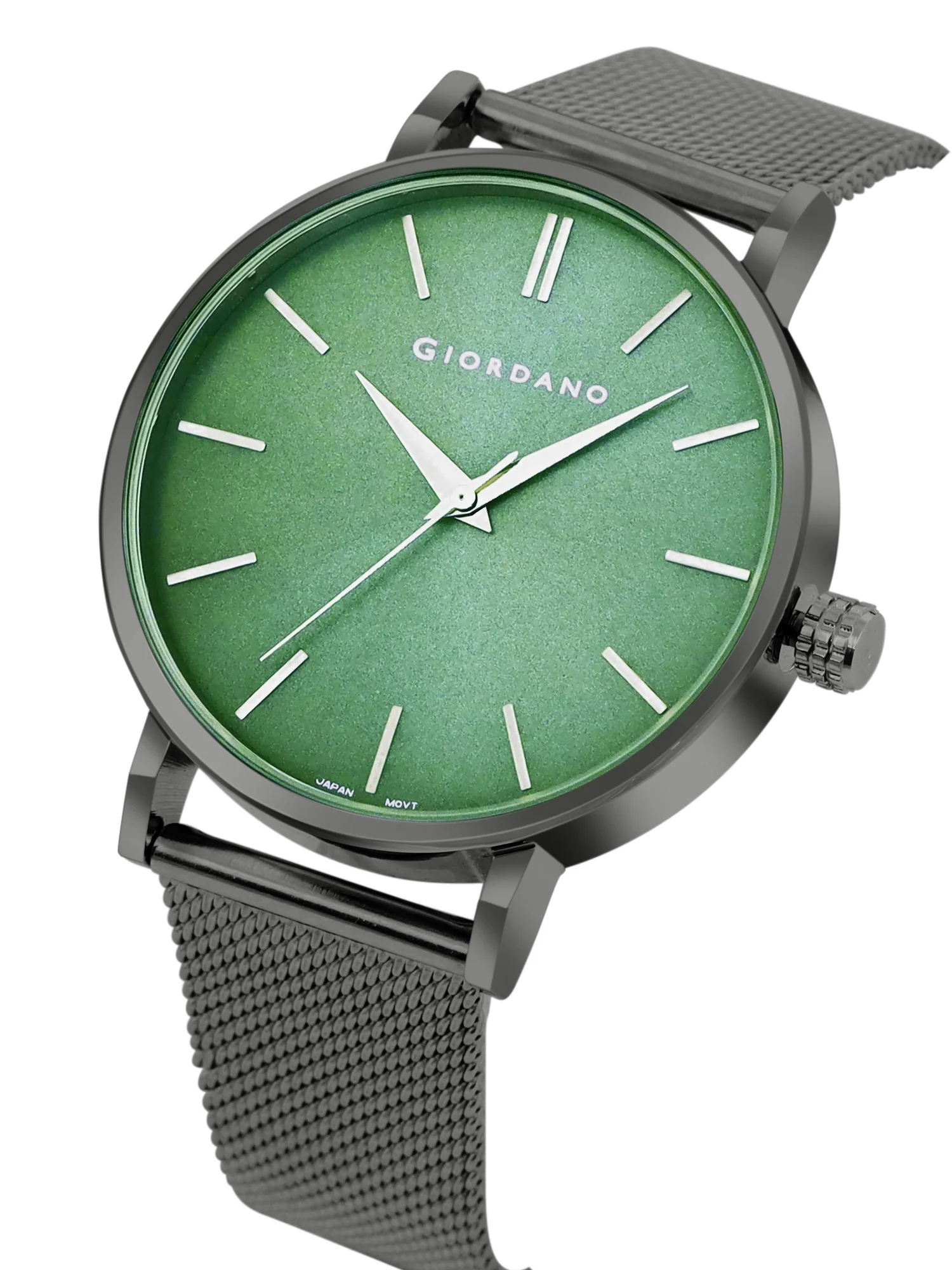 Giordano Analog Watch for Men Stylish Metal Strap| 3 Hands Mechanism with Water Resistant Wrist Watch | GZ-50108-44 - Image 3