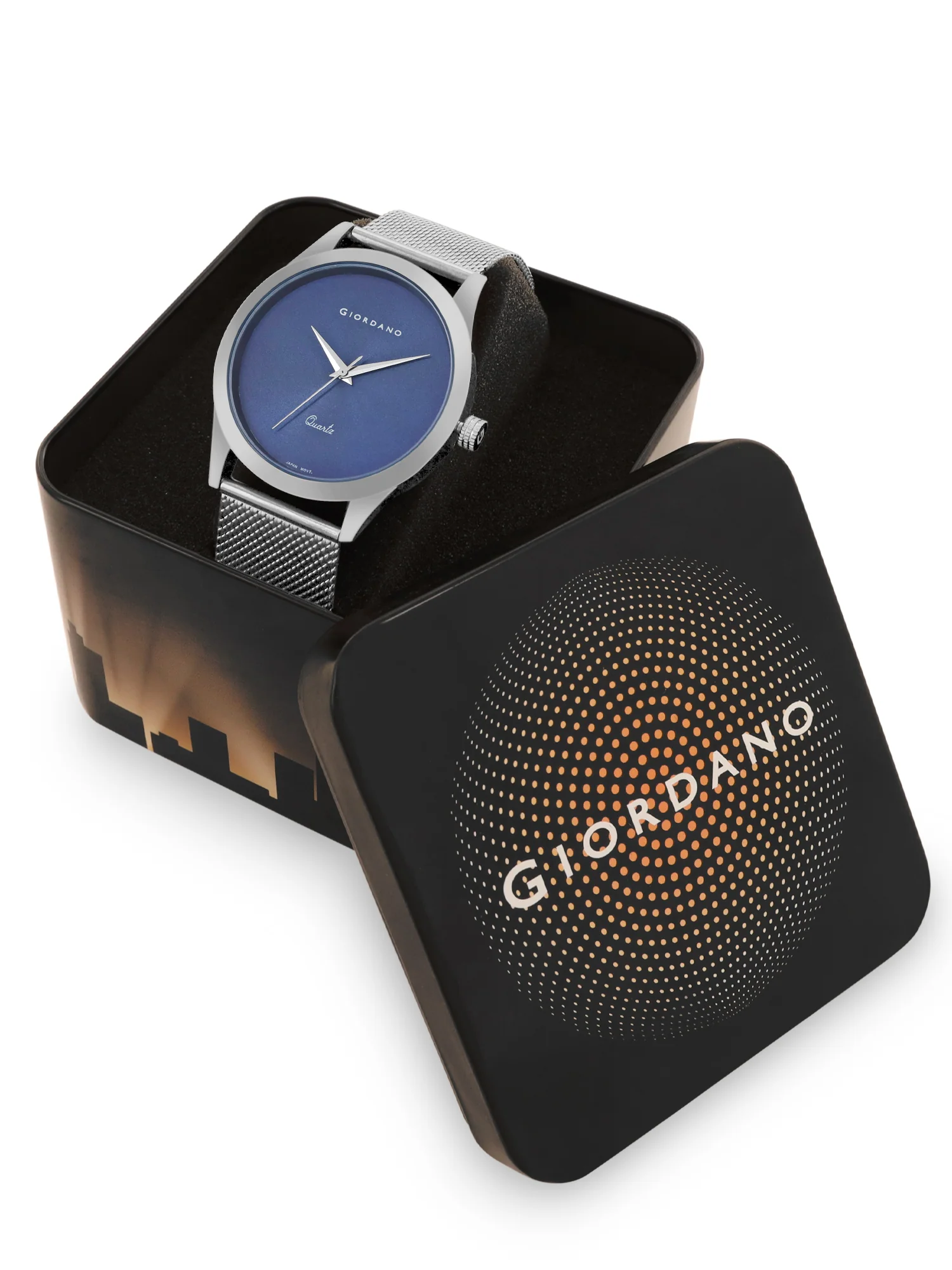 Giordano Analog Watch for Men Stylish Metal Strap| 3 Hands Mechanism with Water Resistant Wrist Watch | GZ-50111-22 - Image 7