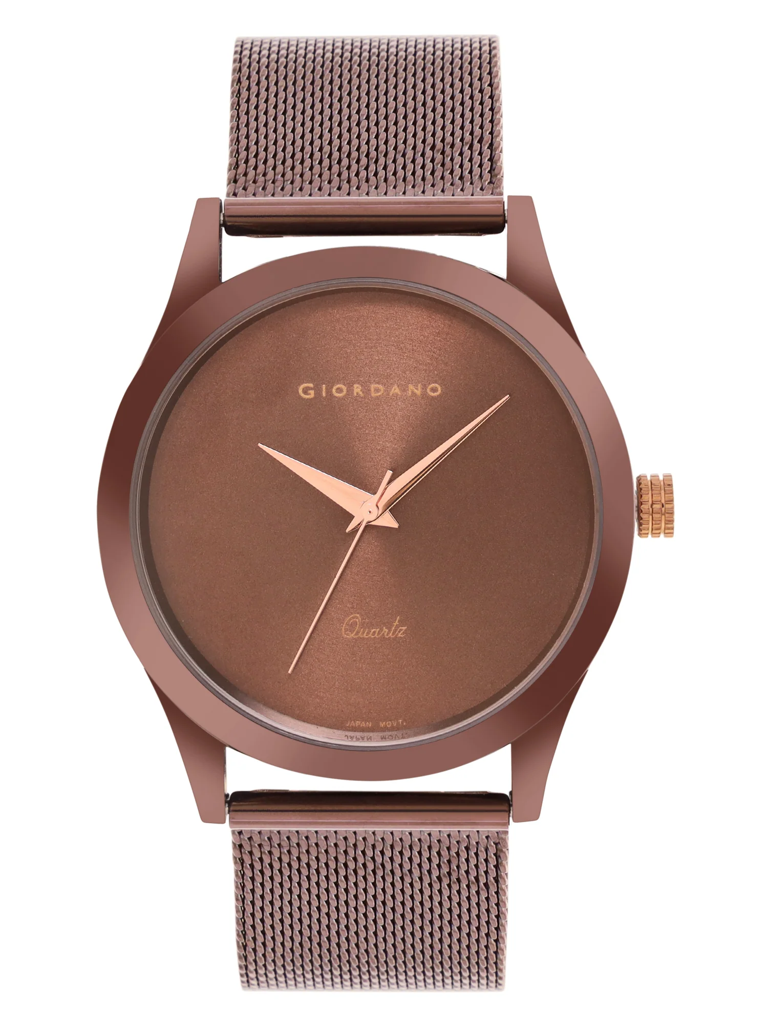 Giordano Analog Watch for Men Stylish Metal Strap| 3 Hands Mechanism with Water Resistant Wrist Watch | GZ-50111-33 - Image 2