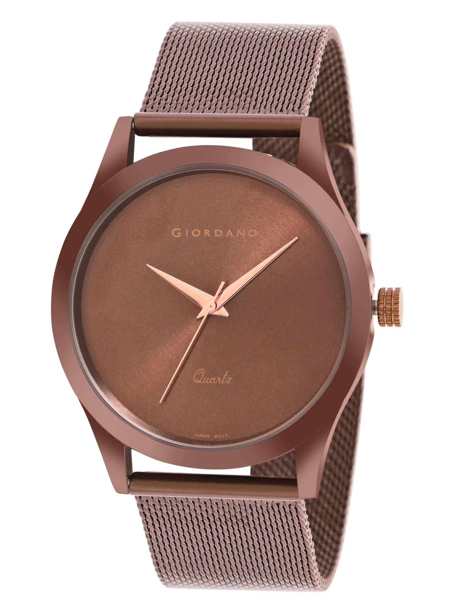 Giordano Analog Watch for Men Stylish Metal Strap| 3 Hands Mechanism with Water Resistant Wrist Watch | GZ-50111-33 - Image 3