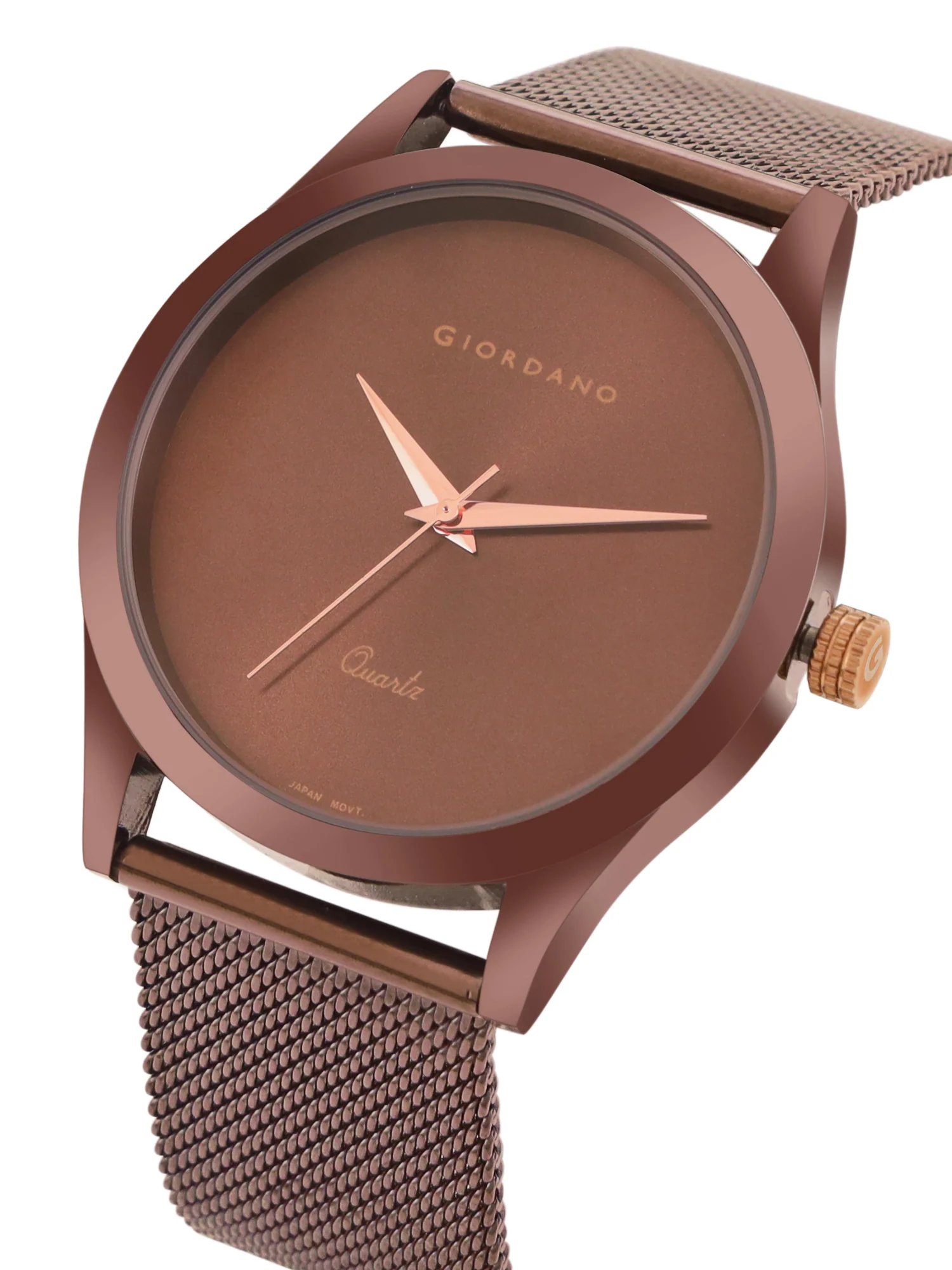 Giordano Analog Watch for Men Stylish Metal Strap| 3 Hands Mechanism with Water Resistant Wrist Watch | GZ-50111-33 - Image 4
