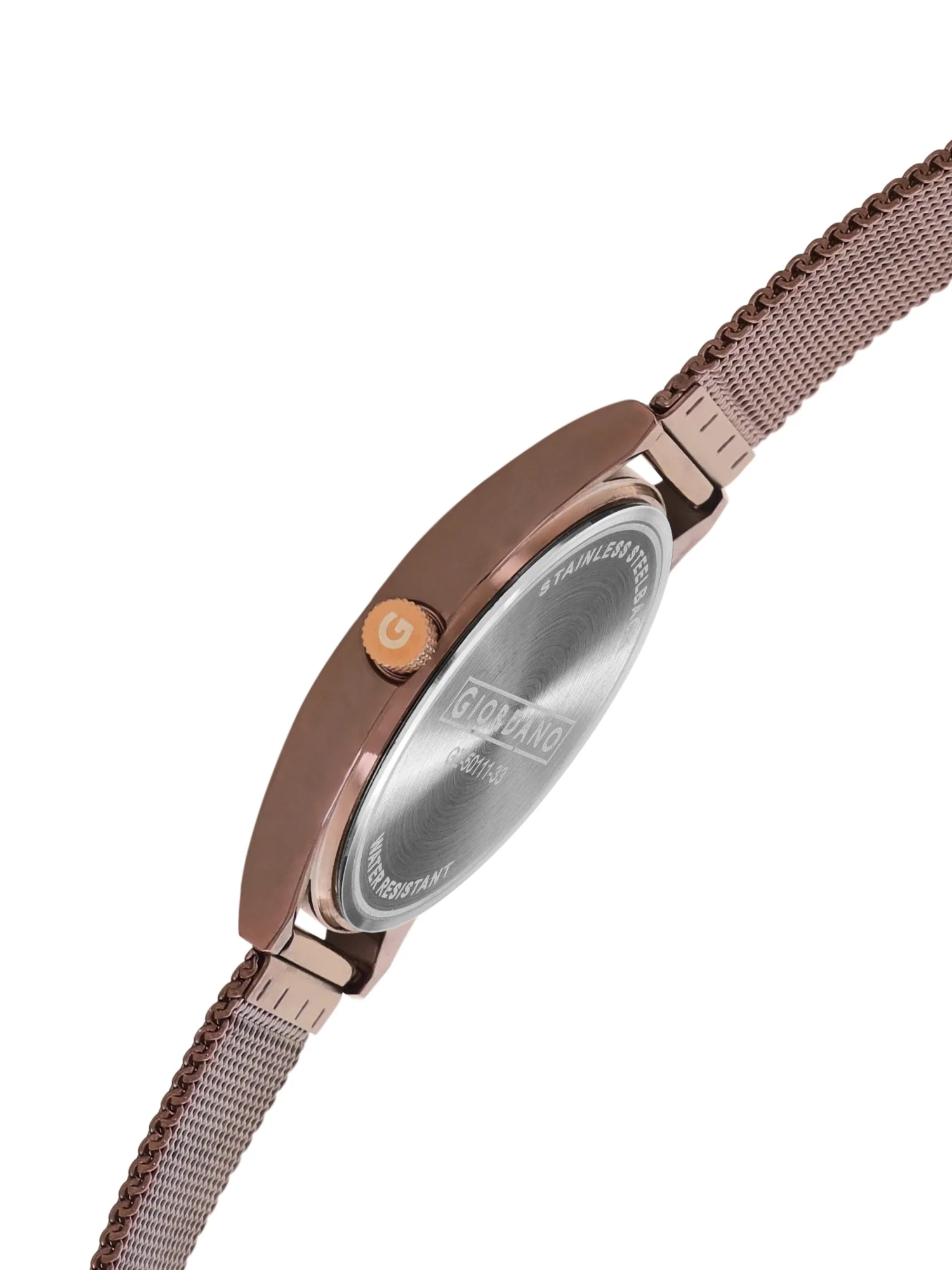 Giordano Analog Watch for Men Stylish Metal Strap| 3 Hands Mechanism with Water Resistant Wrist Watch | GZ-50111-33 - Image 6