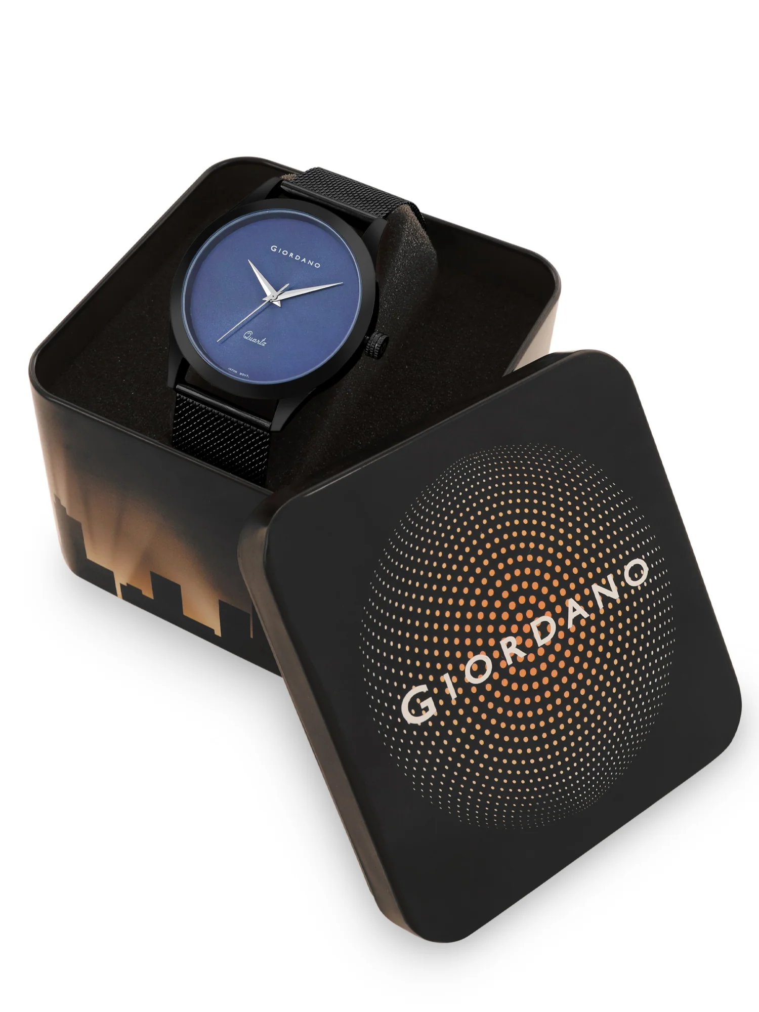Giordano Analog Watch for Men Stylish Metal Strap| 3 Hands Mechanism with Water Resistant Wrist Watch | GZ-50111-44 - Image 7