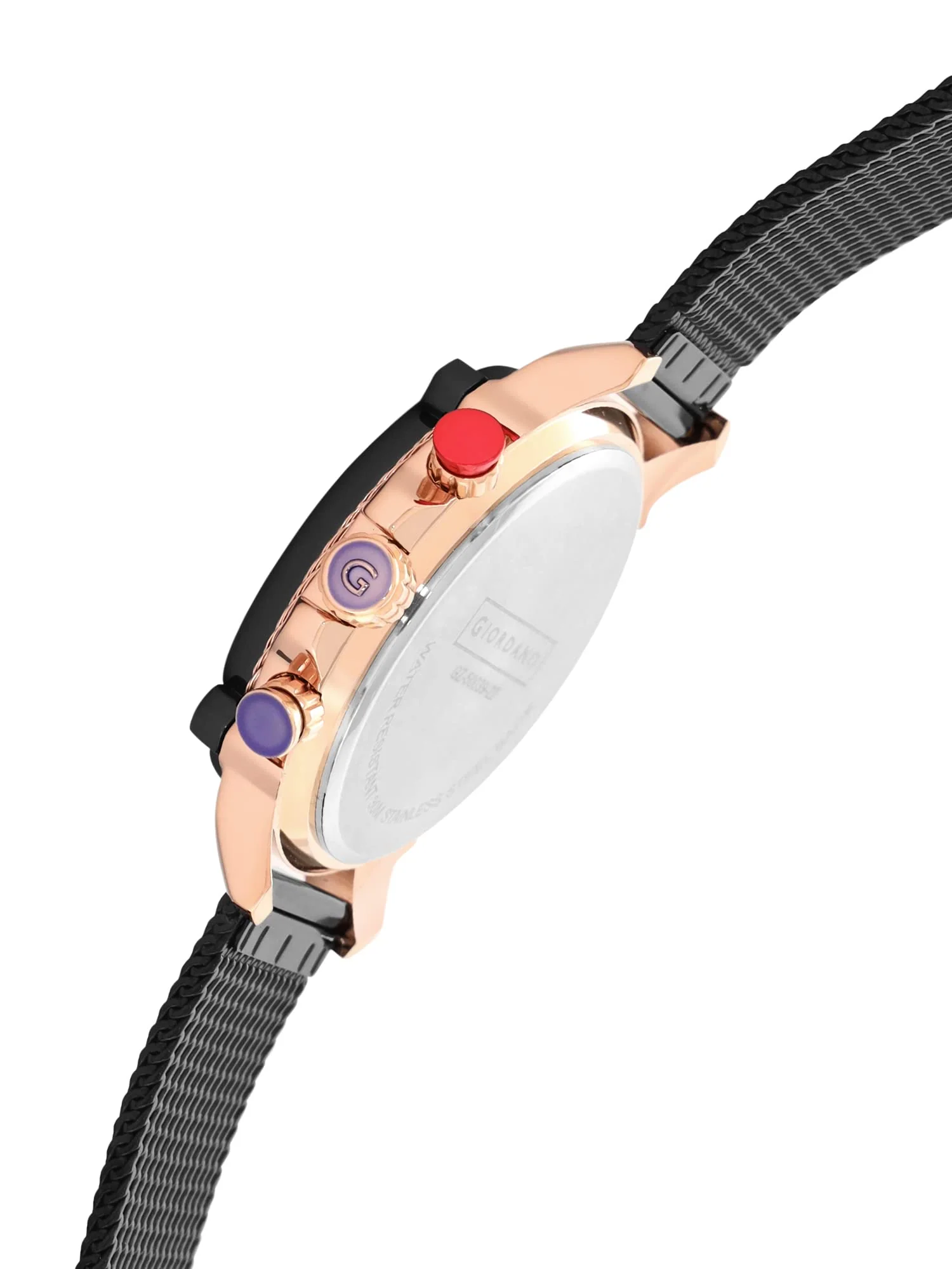 Giordano Analog Watch for Men with Color Variant and Stylish Mesh Strap| Chronograph Multifunctional Mechanism | GZ-50039-22 - Image 10