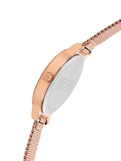Giordano Analog Watch for Women Stylish Metal Strap| 3 Hands Mechanism with Water Resistance Latest Generation Premium Analogue Watches | GD4071-33 - Image 4