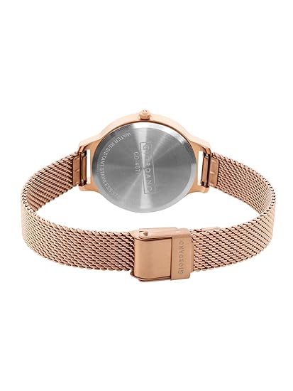 Giordano Analog Watch for Women Stylish Metal Strap| 3 Hands Mechanism with Water Resistance Latest Generation Premium Analogue Watches | GD4071-33 - Image 5