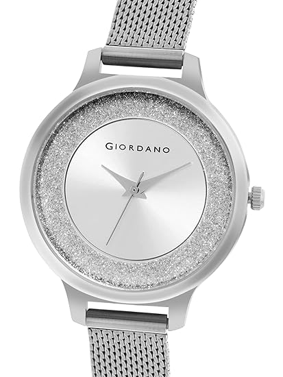 Giordano Analog Watch for Women Stylish Metal Strap| 3 Hands Mechanism with Water Resistance Latest Generation Premium Analogue Watches Ideal Gift for Female, Ladies & Girls | GD4071-11 - Image 3