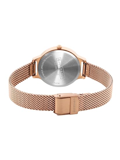 Giordano Analog Watch for Women Stylish Metal Strap| 3 Hands Mechanism with Water Resistance Latest Generation Premium Analogue Watches Ideal Gift for Female, Ladies & Girls - GD4071 | GD4071-22 - Image 2