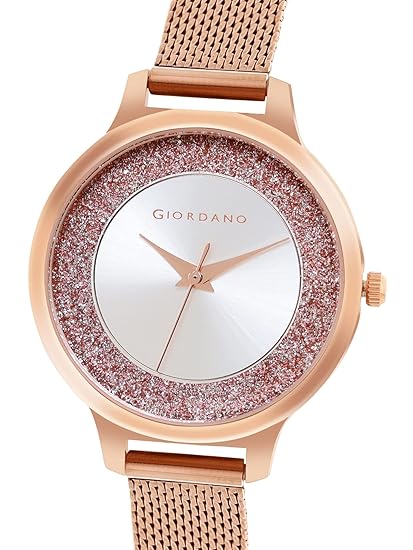 Giordano Analog Watch for Women Stylish Metal Strap| 3 Hands Mechanism with Water Resistance Latest Generation Premium Analogue Watches Ideal Gift for Female, Ladies & Girls - GD4071 | GD4071-22 - Image 5