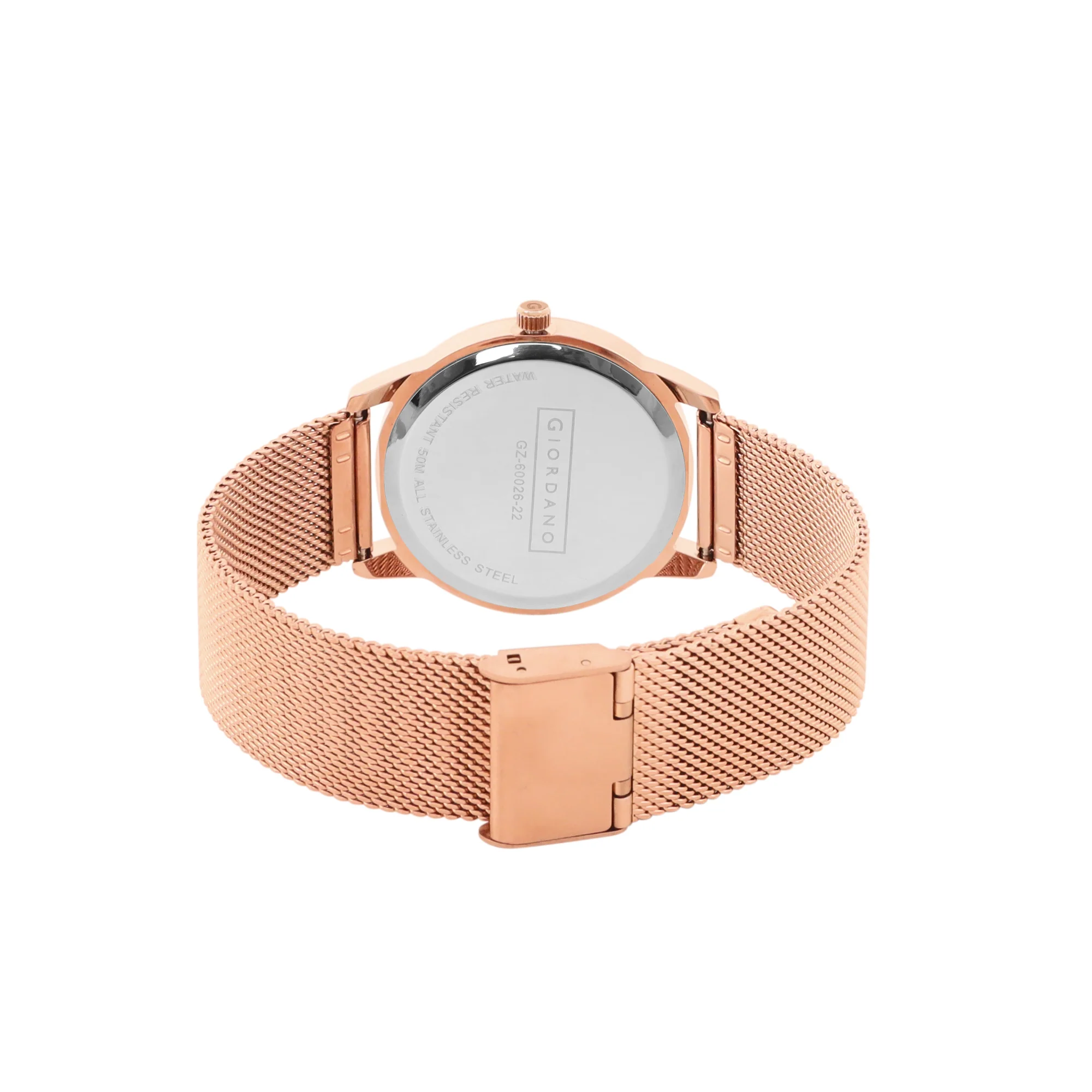Giordano Analog Watch for Women Stylish Metal Strap| 3 Hands Mechanism with Water Resistant Wrist Watch | GZ-60026-22 - Image 4