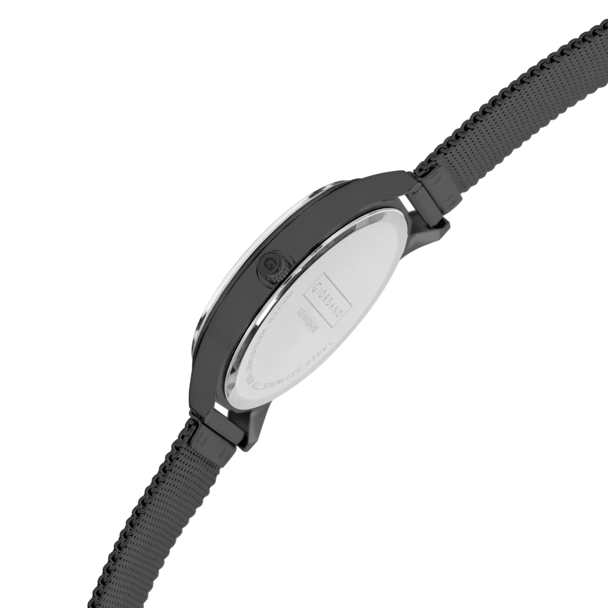 Giordano Analog Watch for Women Stylish Metal Strap| 3 Hands Mechanism with Water Resistant Wrist Watch | GZ-60026-33 - Image 5