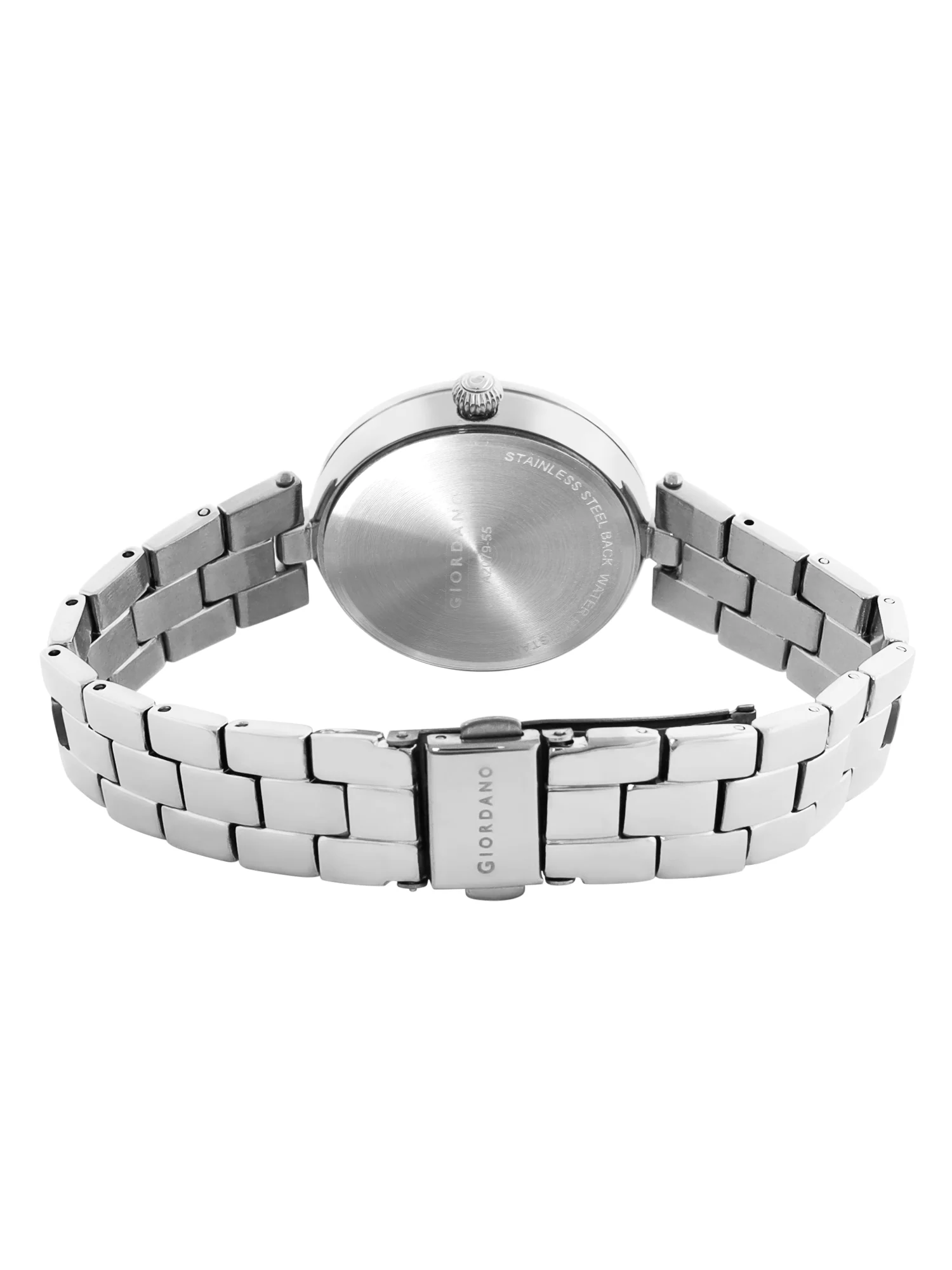 Giordano Analog Watch for Women with Diamond Studded Case and Metal Strap | A2079-55 - Image 7