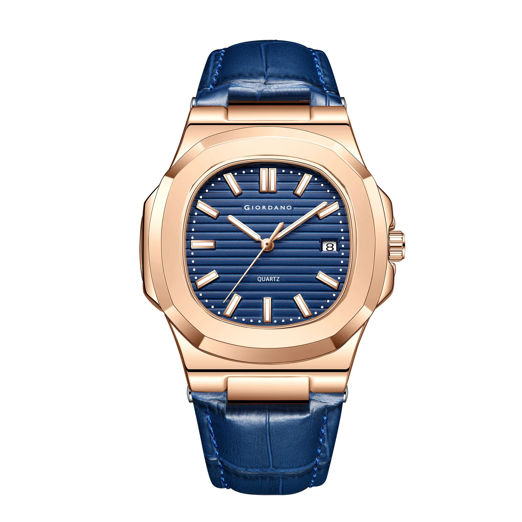 Giordano Analog Wrist Watch for Men Stylish Metal Strap with Water Resistant 3 Hand Mechanism for Men and Boys to Compliment Your Look/Ideal Gift for Male | GZ-50104-01 - Image 6
