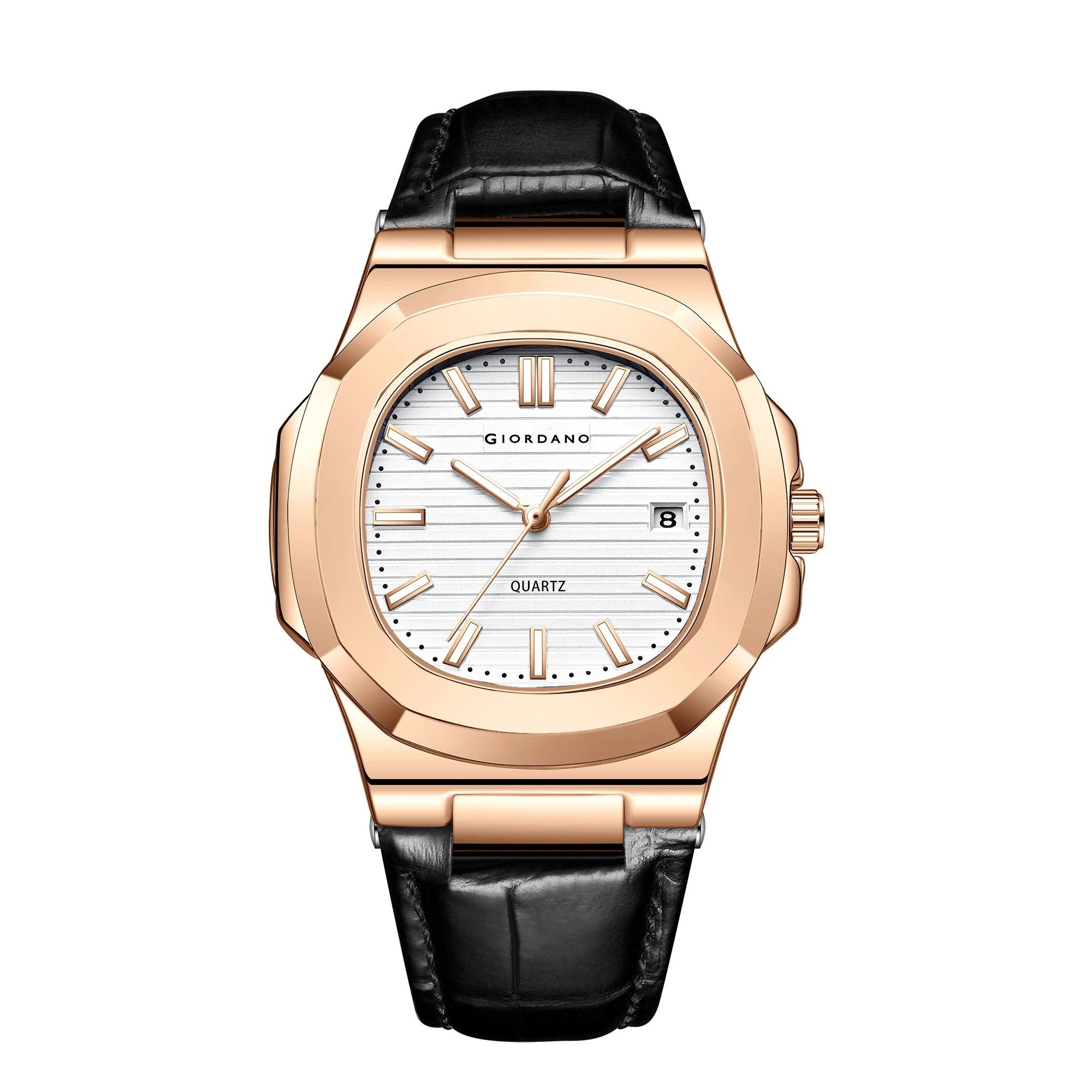 Giordano Analog Wrist Watch for Men Stylish Metal Strap with Water Resistant 3 Hand Mechanism for Men and Boys to Compliment Your Look/Ideal Gift for Male | GZ-50104-02 - Image 6