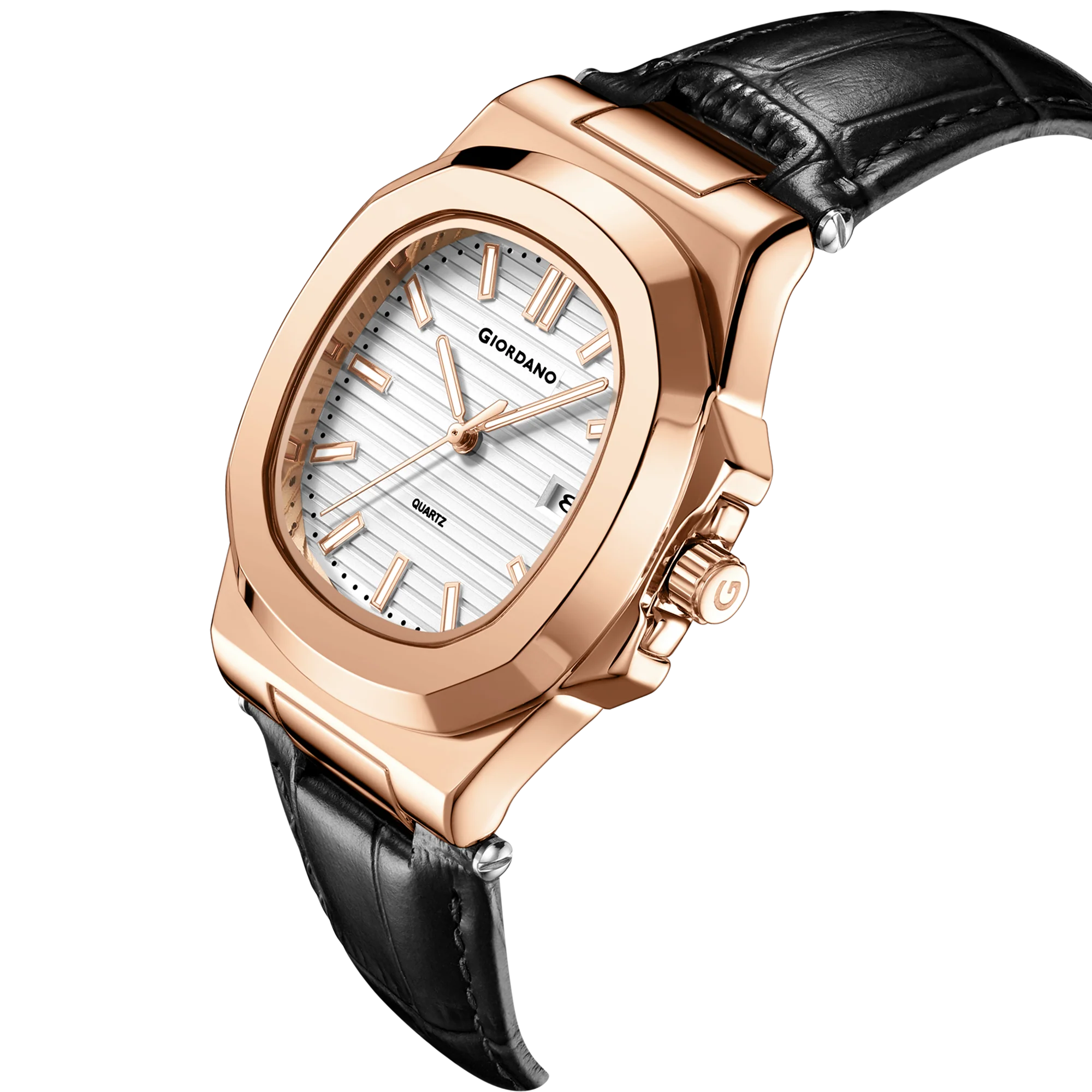 Giordano Analog Wrist Watch for Men Stylish Metal Strap with Water Resistant 3 Hand Mechanism for Men and Boys to Compliment Your Look/Ideal Gift for Male | GZ-50104-02 - Image 8