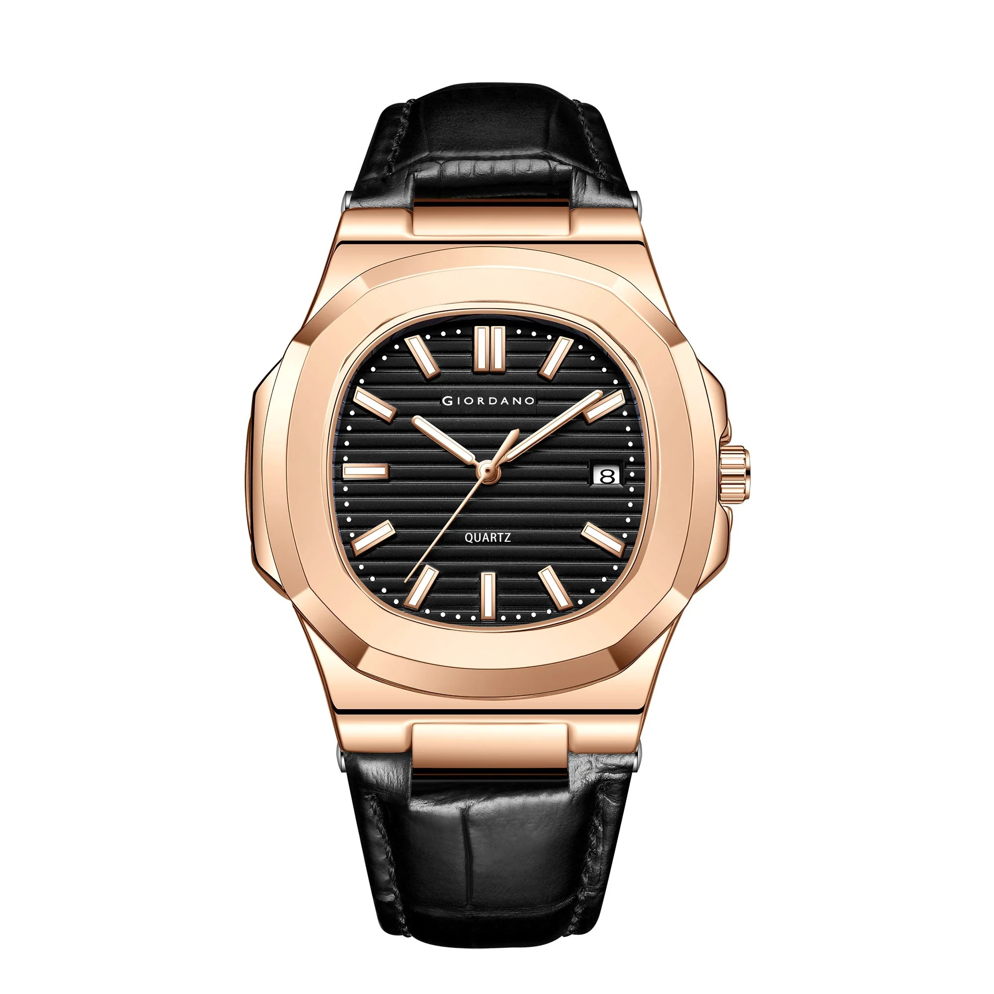 Giordano Analog Wrist Watch for Men Stylish Metal Strap with Water Resistant 3 Hand Mechanism for Men and Boys to Compliment Your Look/Ideal Gift for Male | GZ-50104-03 - Image 6