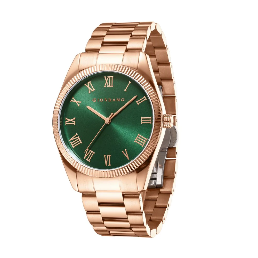 Giordano Analog Wrist Watch for Men Stylish Metal Strap with Water Resistant 3 Hand Mechanism for Men and Boys to Compliment Your Look/Ideal Gift for Male - GZ-50112-66 - Image 5