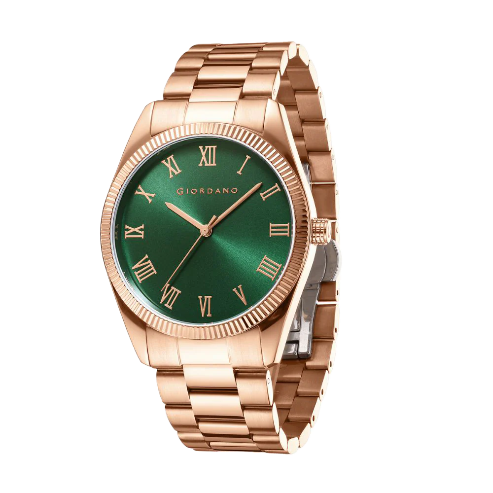 Giordano Analog Wrist Watch for Men Stylish Metal Strap with Water Resistant 3 Hand Mechanism for Men and Boys to Compliment Your Look/Ideal Gift for Male - GZ-50112-66 - Image 6