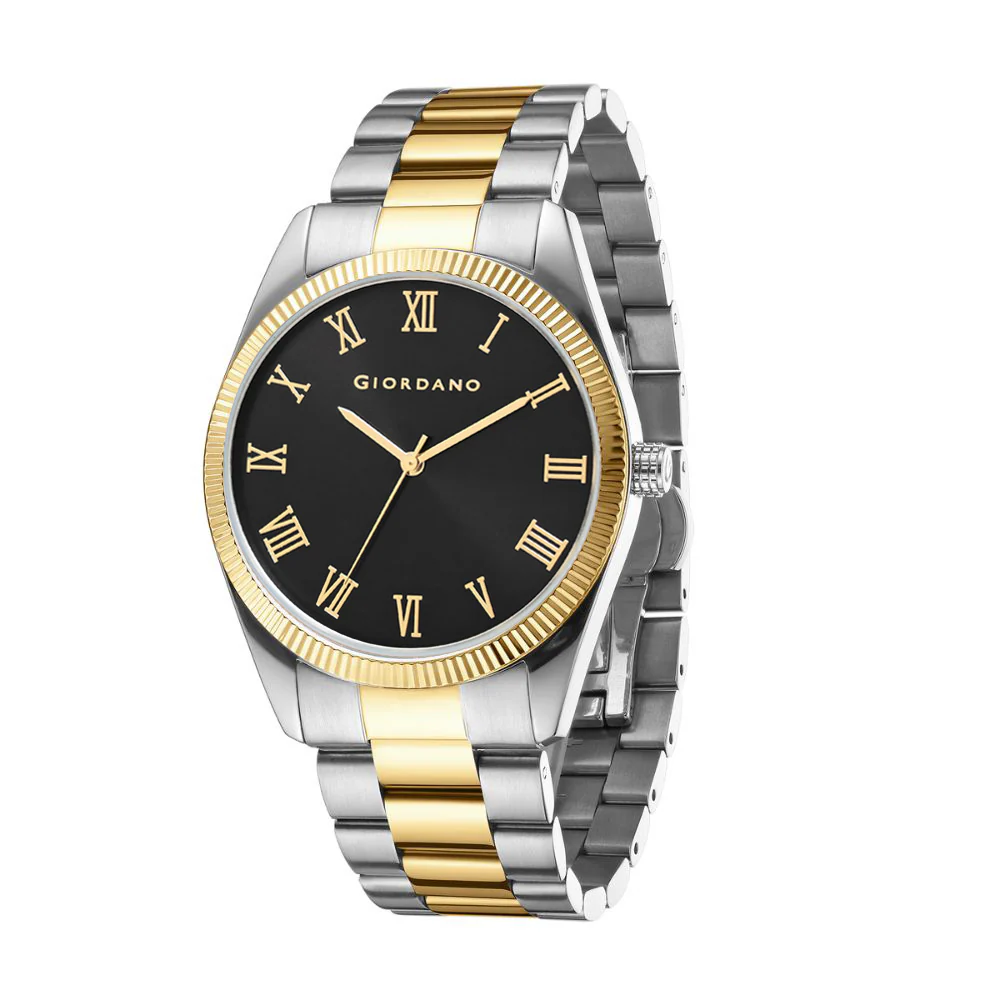 Giordano Analog Wrist Watch for Men Stylish Metal Strap with Water Resistant 3 Hand Mechanism for Men and Boys to Compliment Your Look/Ideal Gift for Male - GZ-50112-77 - Image 5