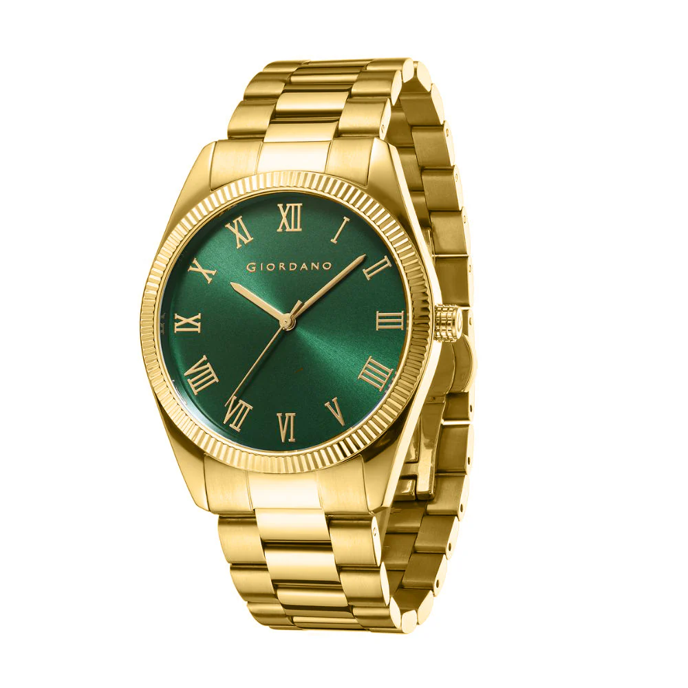 Giordano Analog Wrist Watch for Men Stylish Metal Strap with Water Resistant 3 Hand Mechanism for Men and Boys to Compliment Your Look/Ideal Gift for Male - GZ-50112-33 - Image 5
